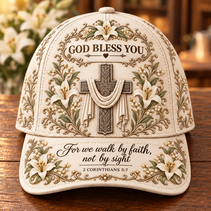 🙏 Christian Faith Cap – "God Bless You" Adjustable Hat ✝️✨