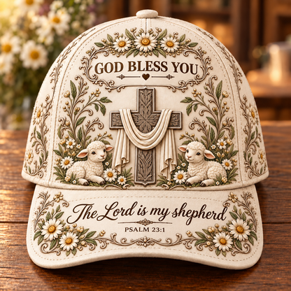 🙏 Christian Faith Cap – "God Bless You" Adjustable Hat ✝️✨