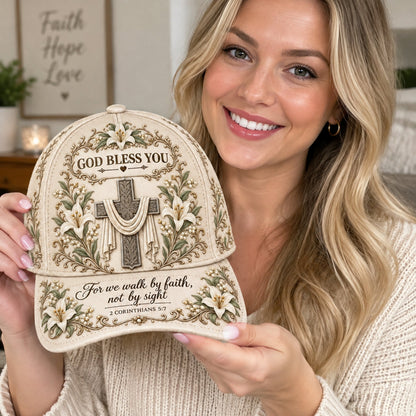 🙏 Christian Faith Cap – "God Bless You" Adjustable Hat ✝️✨