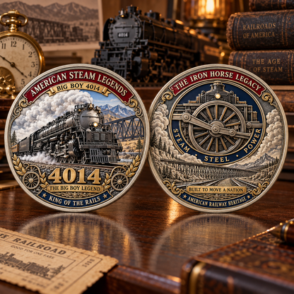 🚂 Big Boy 4014 American Steam Legends Commemorative Coin