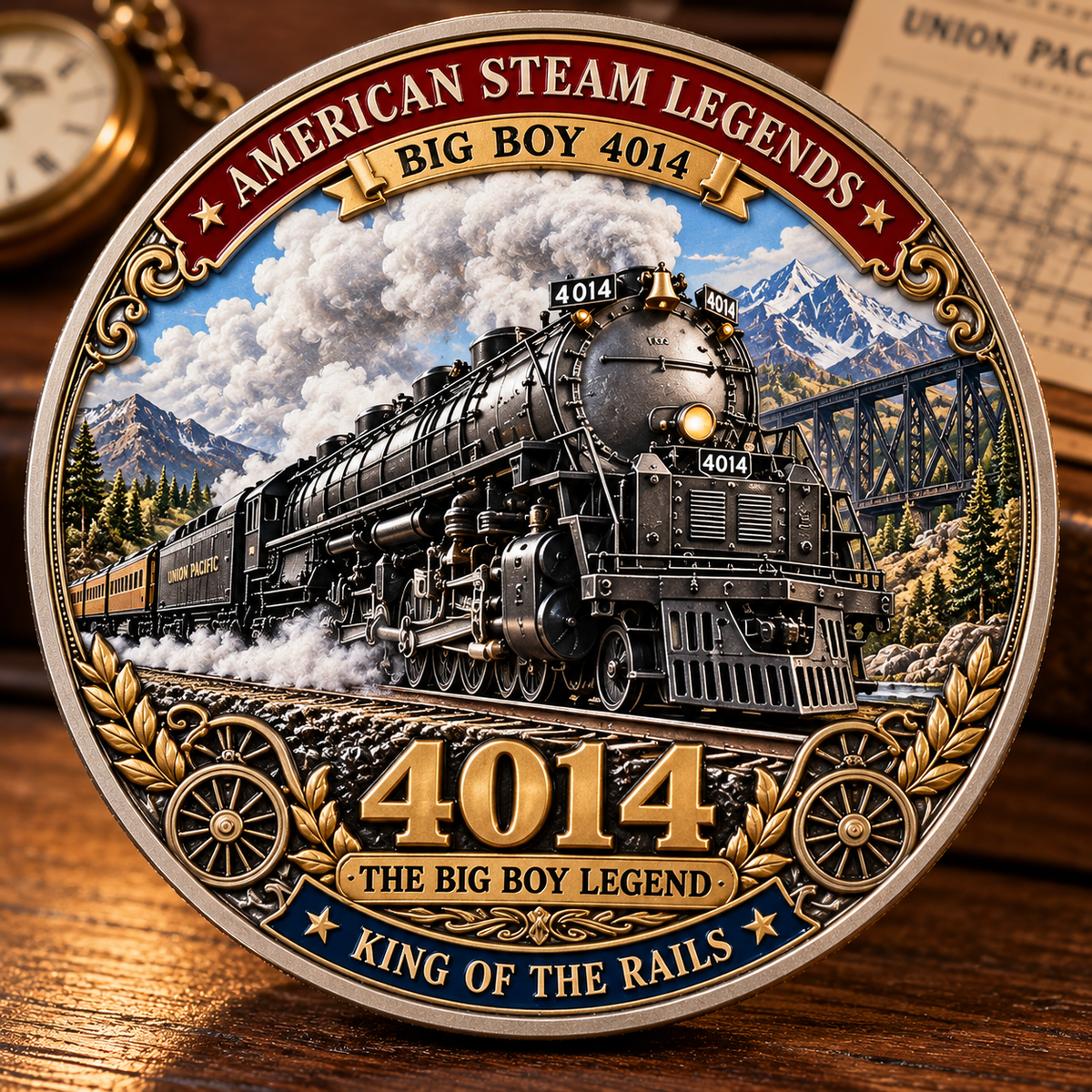 🚂 Big Boy 4014 American Steam Legends Commemorative Coin