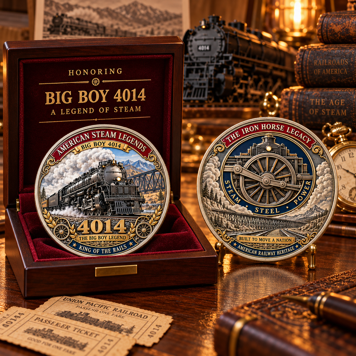 🚂 Big Boy 4014 American Steam Legends Commemorative Coin