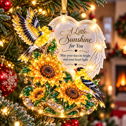 ✨❤️ Heart Winged Inspirational Animal Christmas Ornament