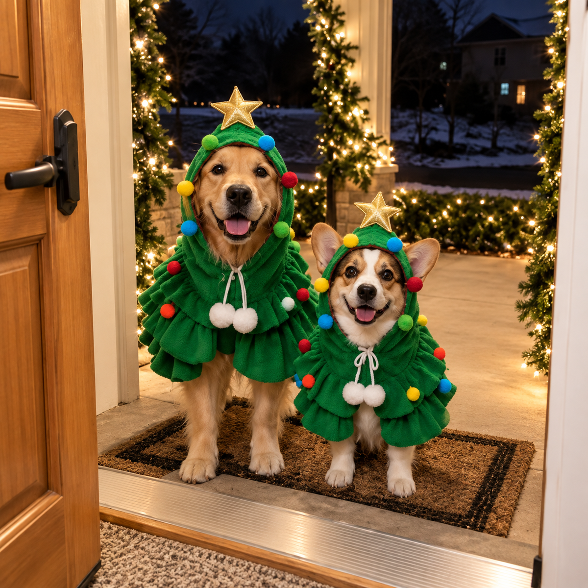 Christmas Tree Pet Costume