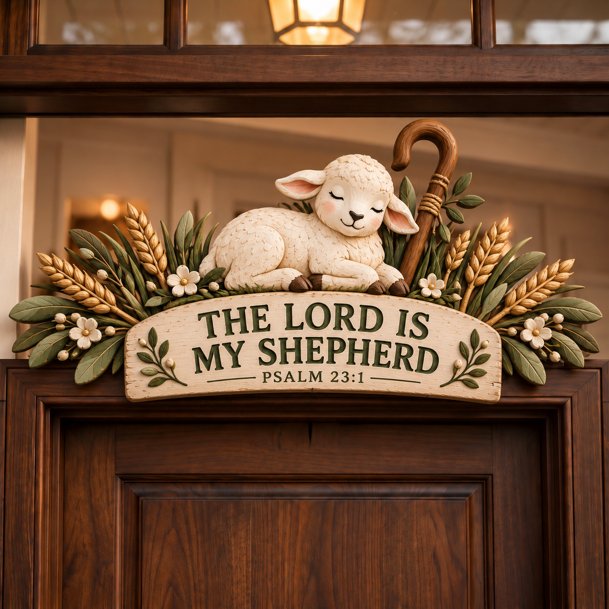✝️ Christian Faith & Blessings Decorative Door Topper