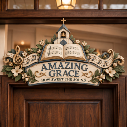 ✝️ Christian Faith & Blessings Decorative Door Topper
