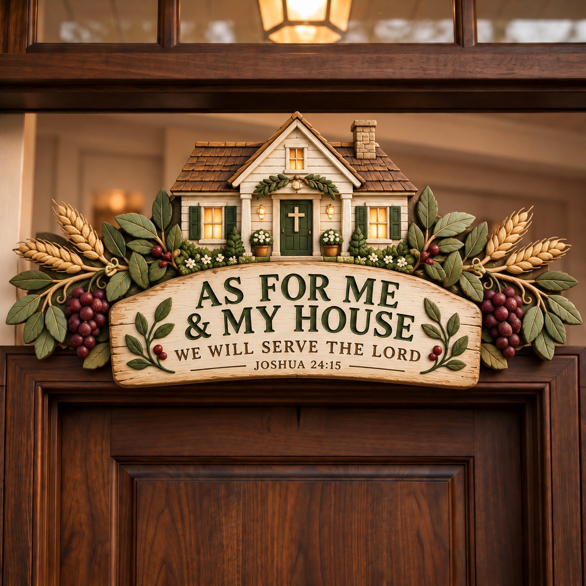 ✝️ Christian Faith & Blessings Decorative Door Topper