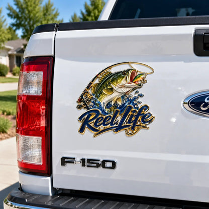 🎣Reel Life Bass Fishing Car Emblem