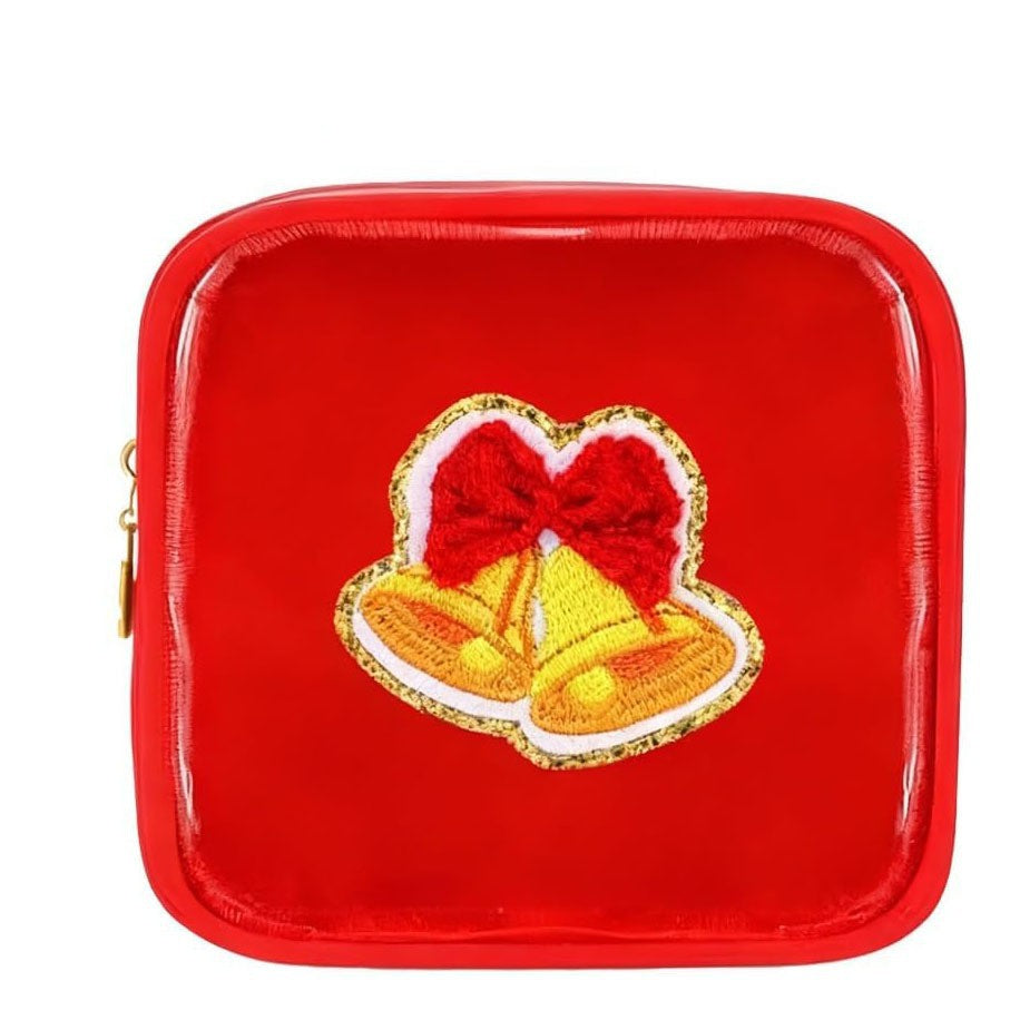🎄🎁 Christmas Mini Treat Bag – Clear Window Zipper Pouch, 6 Festive Styles to Choose From ✨CHRISTMAS MINI