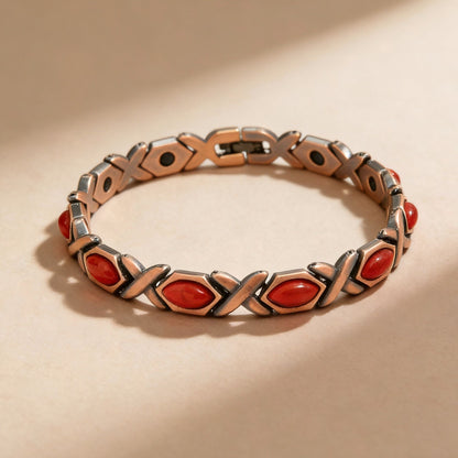 🔥🎁Copper Bracelet for Women, Pure Copper Magnetic Bracelets, Natural Unique Gemstone