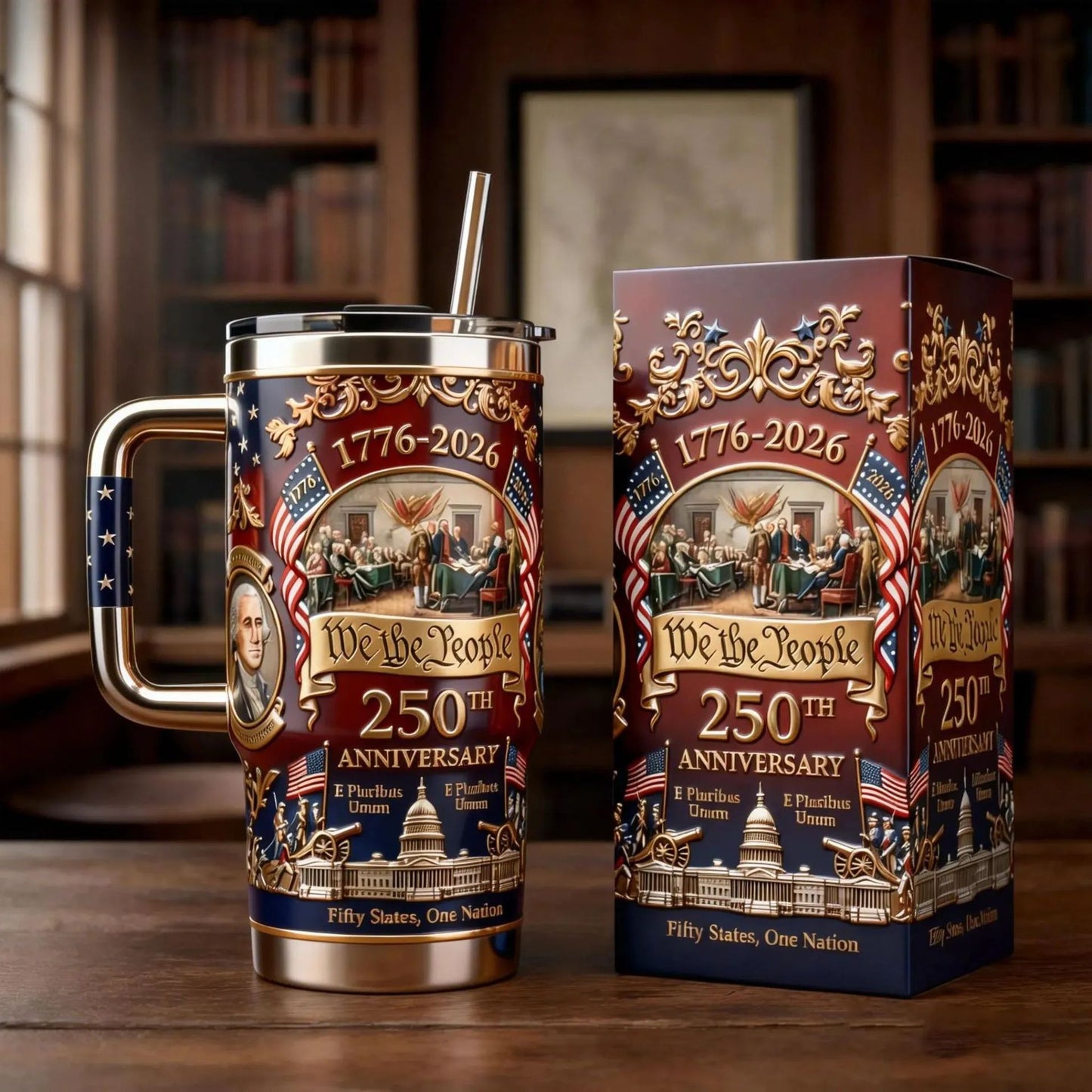🔥U.S. 250th Anniversary Commemorative Travel Tumbler (1776-2026)