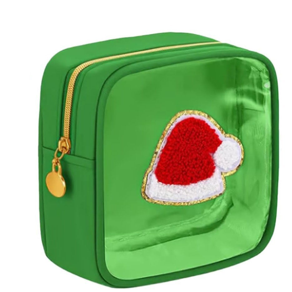 🎄🎁 Christmas Mini Treat Bag – Clear Window Zipper Pouch, 6 Festive Styles to Choose From ✨CHRISTMAS MINI