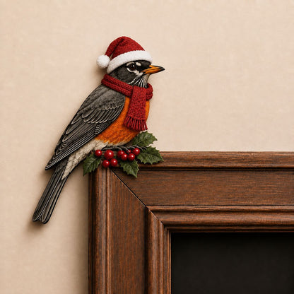 Wooden Cardinal Door Topper