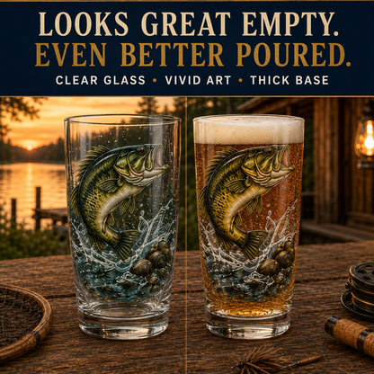 🎅🎅 2026 Christmas Gift 50% Off--✨🎣 The Last Cast Fishing Pint Glass Collection – 7 Unique Angler Designs