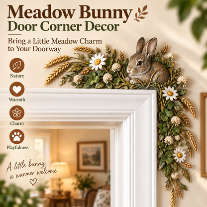 ⏰ LAST DAY SALE 50% OFF! 🐇🌿Whimsical Woodland Friends Door Corner Decor | Nature-Inspired Home Accents 🌿🚪