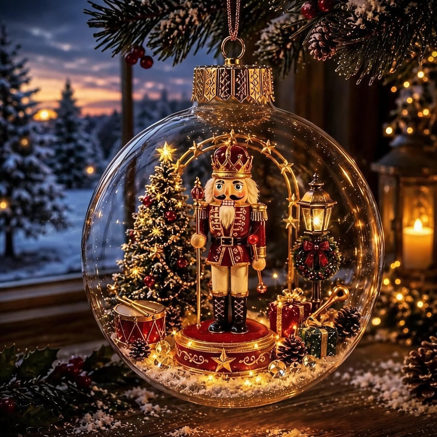 🔥 LAST DAY 49% OFF – 🎄Glowing Christmas Diorama Ornament