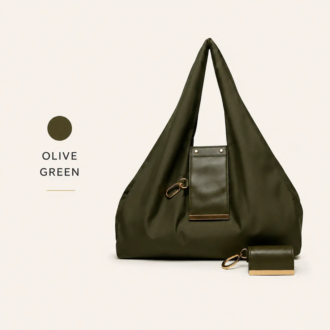 Transformable Bag – Stylish Vegan Leather Tote & Keychain Charm