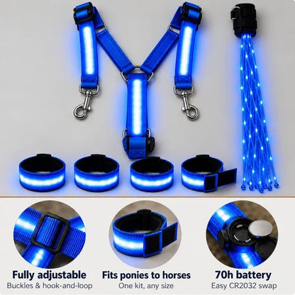 🐎Light-up Horse-riding Set – Glowing Fun for Little Riders! ✨