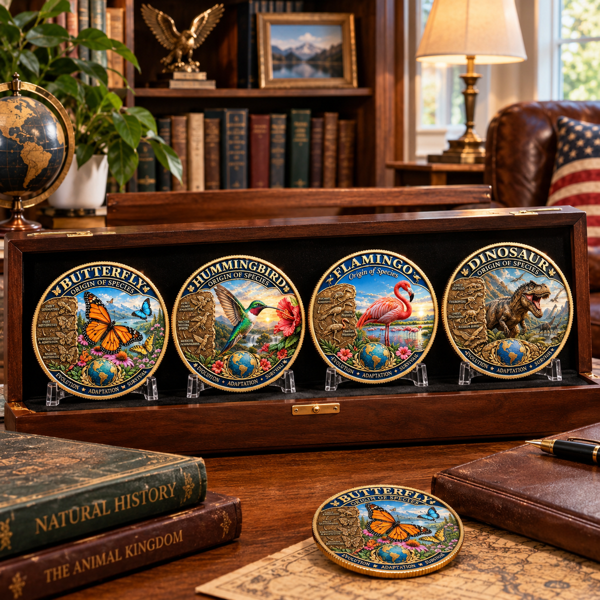 Origin of Species Commemorative Coin – Collectible Gift For Nature Lovers