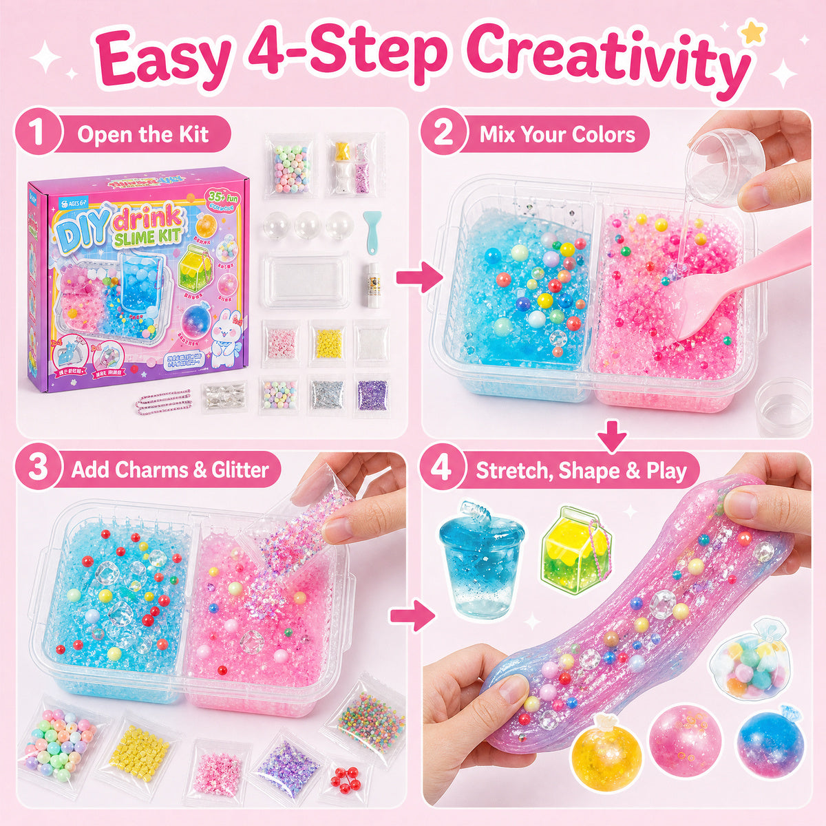 ✨DIY Sensory Slime Craft Kit
