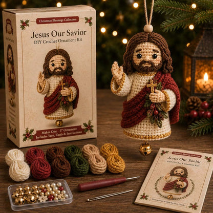 🎄Beginner-Friendly Christmas Character DIY Ornament Kit | Complete Craft Set with Gift Box Soft, Materials, Decorative Details & Step-by-Step Instructions Included ✨