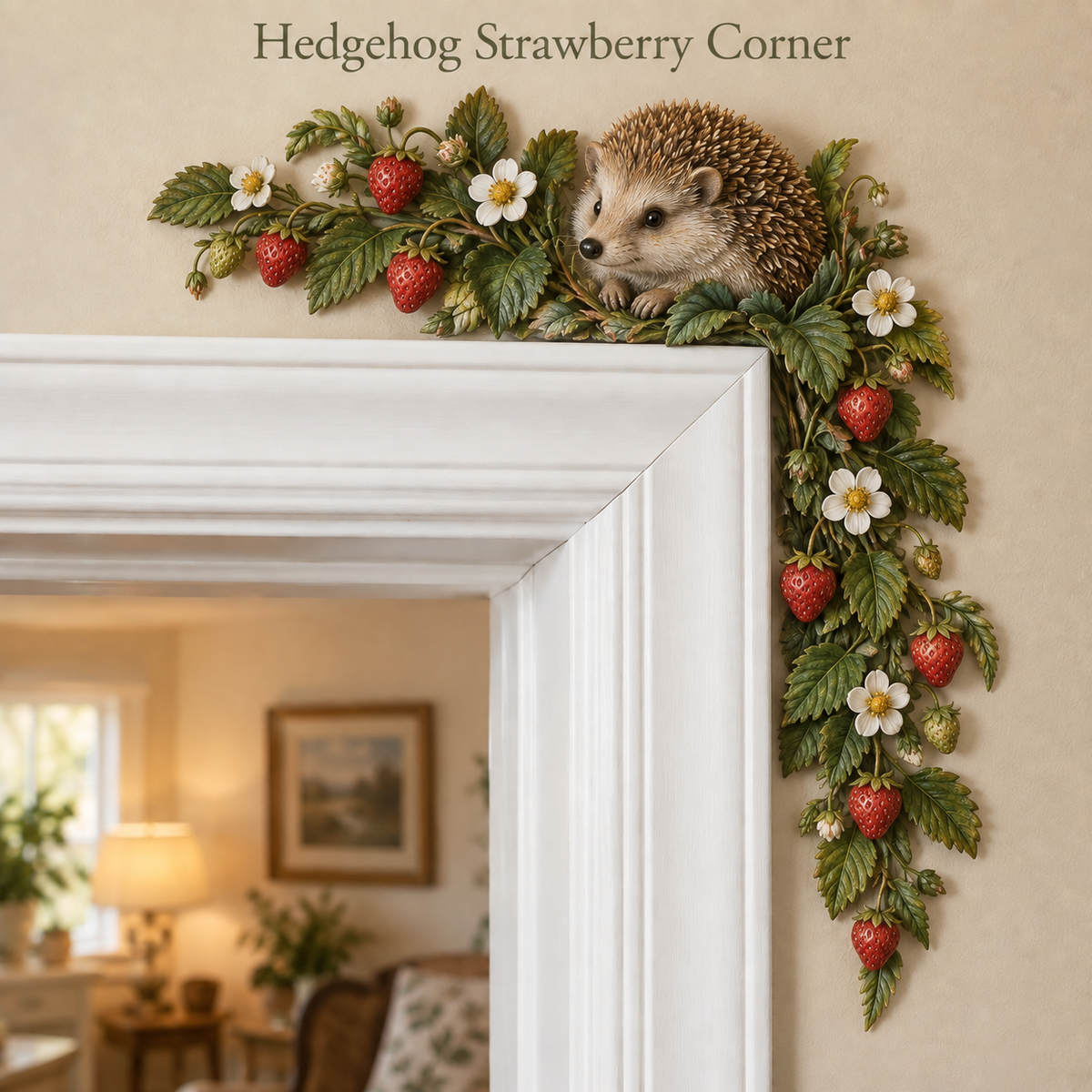 ⏰ LAST DAY SALE 50% OFF! 🐇🌿Whimsical Woodland Friends Door Corner Decor | Nature-Inspired Home Accents 🌿🚪