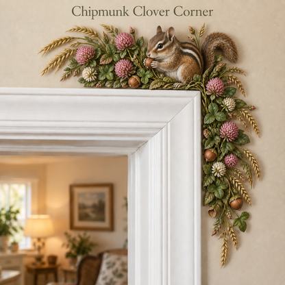 ⏰ LAST DAY SALE 50% OFF! 🐇🌿Whimsical Woodland Friends Door Corner Decor | Nature-Inspired Home Accents 🌿🚪