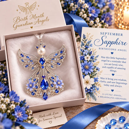 ⏳ Last Day 50% OFF – 👼 Birth Month Guardian Angel | 12 Birthstone-Inspired Keepsakes for Meaningful Gifts ✨