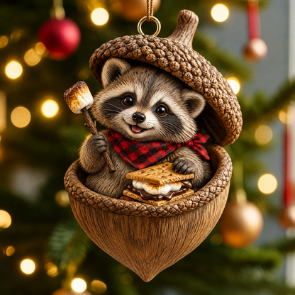 Woodland Nut Hideaway Ornament