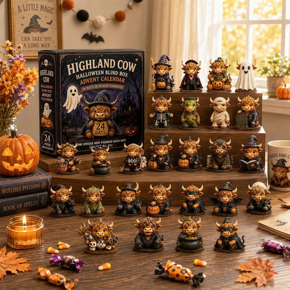 🐮2026 Highland Cow Halloween Countdown Calendar