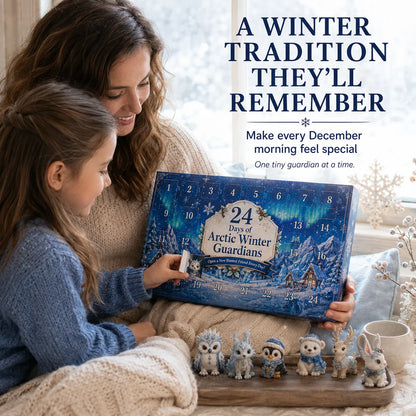 ⏳ Last Day 50% OFF – ✨ 24-Day Fantasy Guardian Advent Calendar Collection | 24 Unique Mini Collectible Characters with 4 Magical Themes for Daily Surprises & Display 🌲🌊