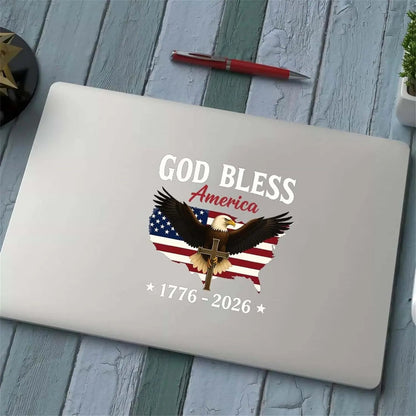 🦅 God Bless America: 2026 Semicentennial Sticker