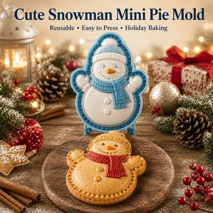 ⏳ Last Day 50% OFF – 🎄16-Design Christmas Mini Pie Mold Collection | Reusable Embossed Molds for Shaping Detailed Santa, Snowman, Reindeer, Tree & Holiday Pies 🥧✨