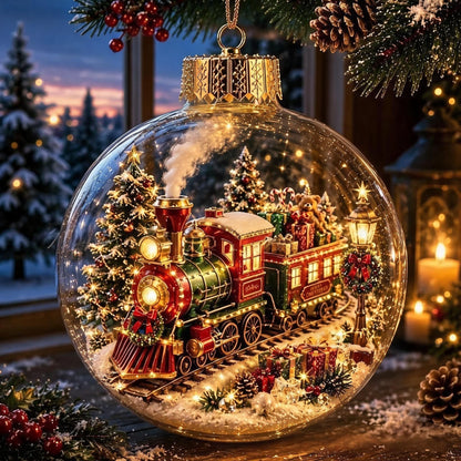 🔥 LAST DAY 49% OFF – 🎄Glowing Christmas Diorama Ornament