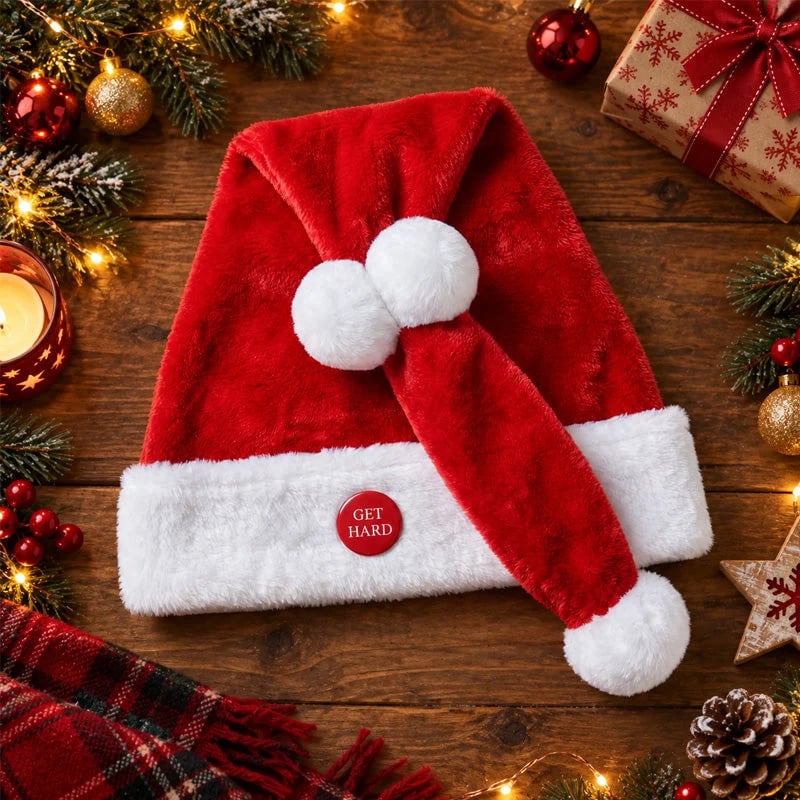 🎅 Funny Moving & Singing Santa Hat – Fun Christmas Party Accessory