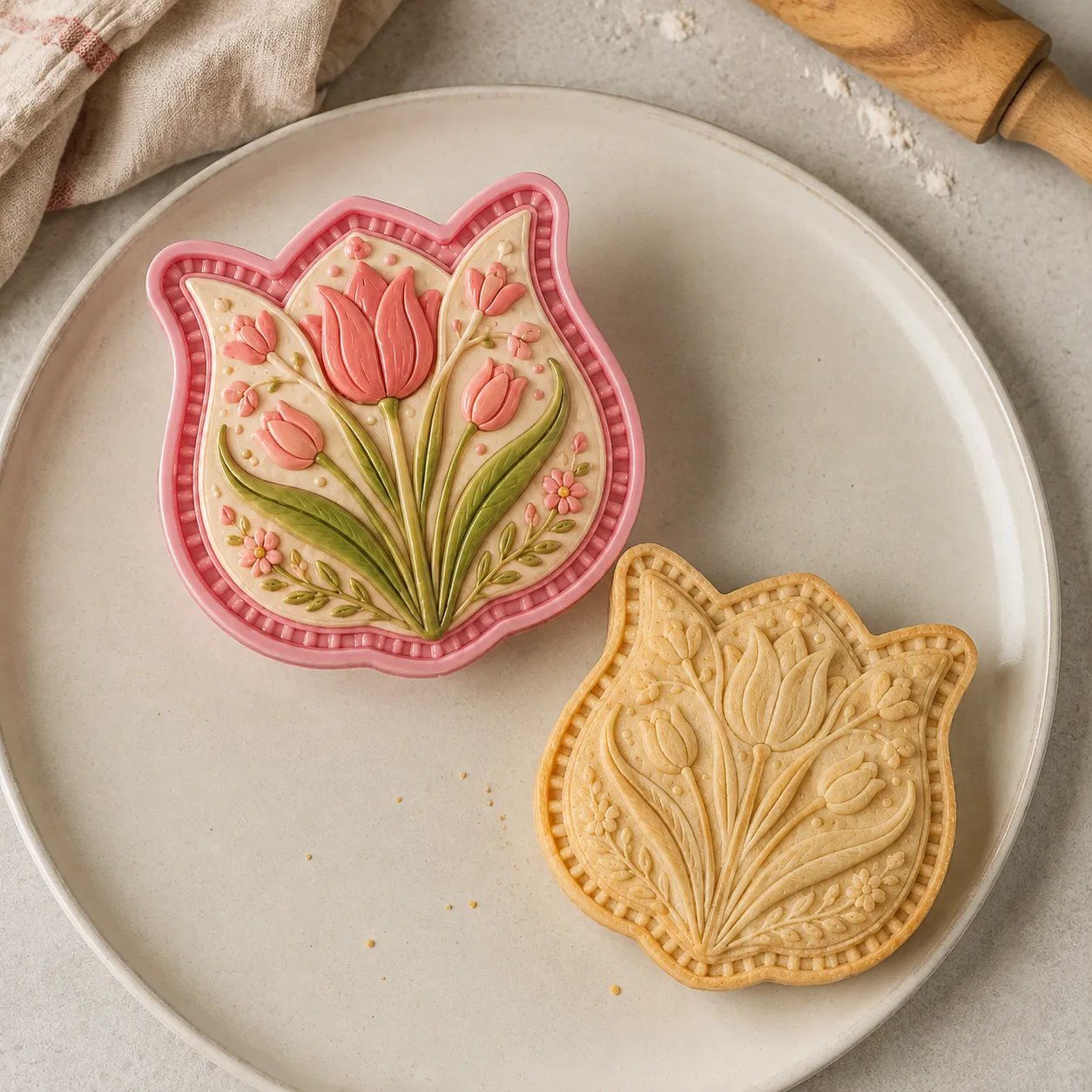 ⏳ Last Day 50% OFF – 🌸 8-Design Spring Garden Mini Pie Mold Collection | Reusable Embossed Molds for Shaping Detailed Bee, Butterfly, Ladybug, Sunflower, Cottage & More 🥧✨