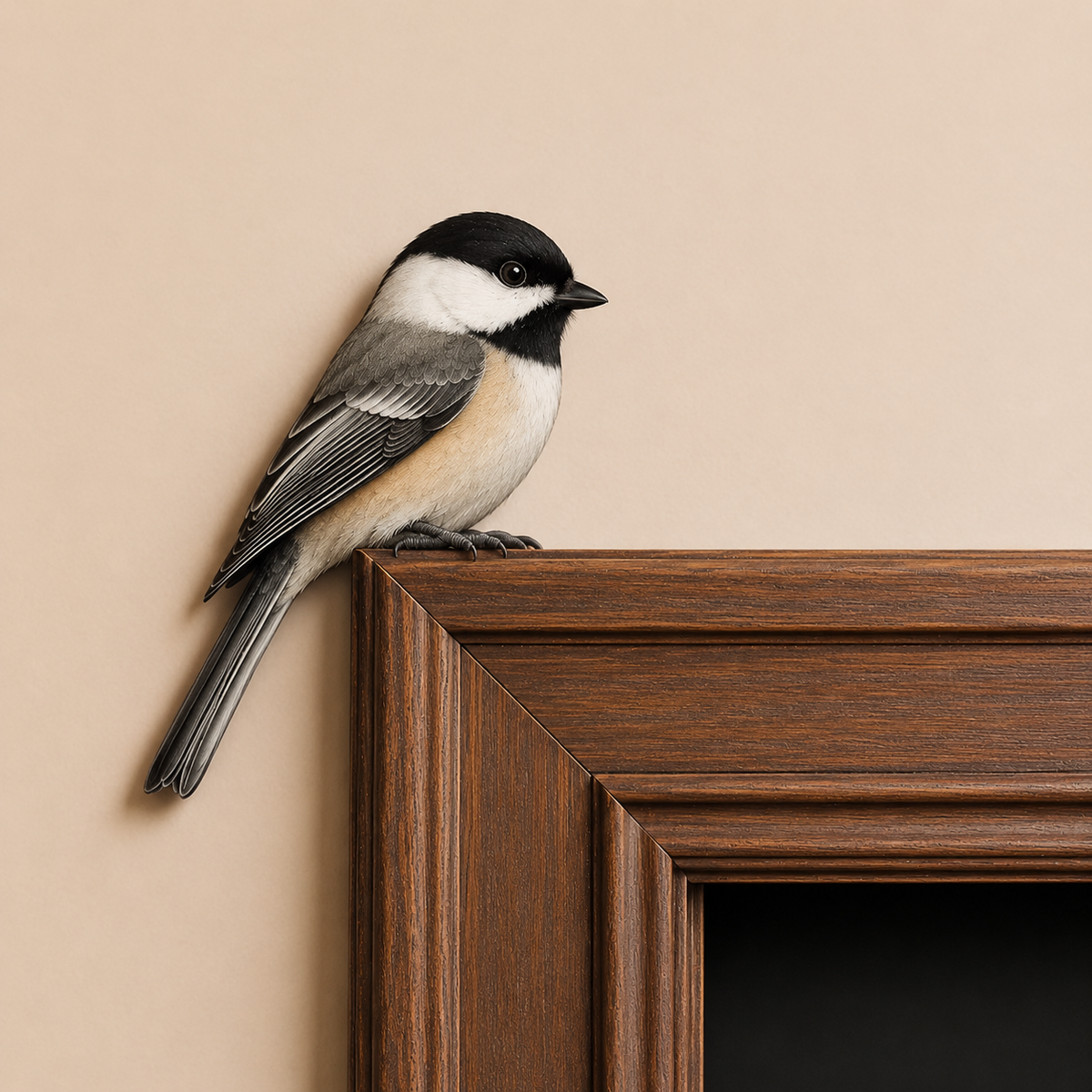 Wooden Cardinal Door Topper