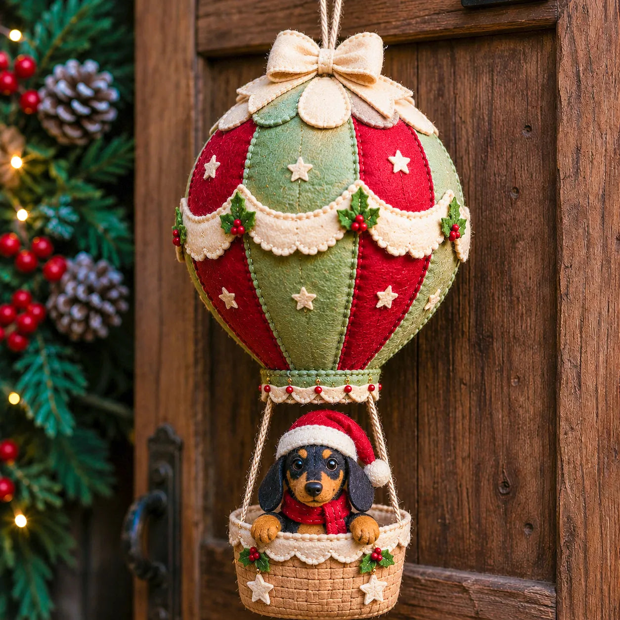 ⏳ Last Day 50% OFF – 🎈 Beginner-Friendly Christmas Hot Air Balloon Hanging Decor DIY Kit Collection | Complete Kit with Coordinated Fabrics, Decorative Accents & Crafting Materials Included 💕