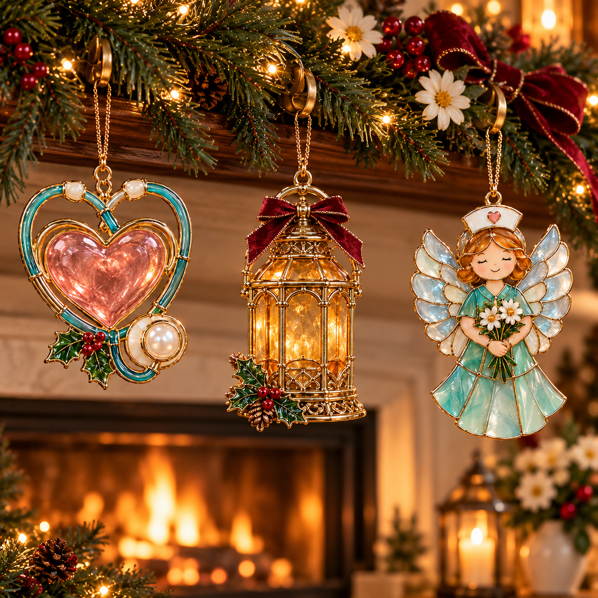 ✨ 2026 Nurse Thanksgiving Christmas Ornaments | 6-Piece Set