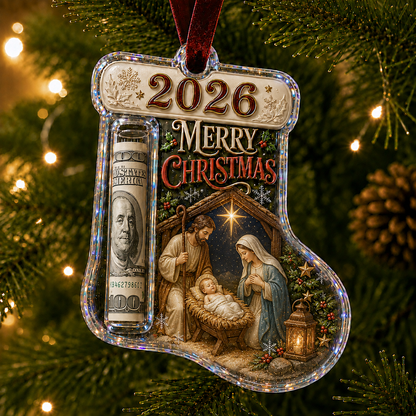 Cash Clip Christmas Tree Ornament – Novelty Holiday Money Gift Clip | 9 Festive Styles