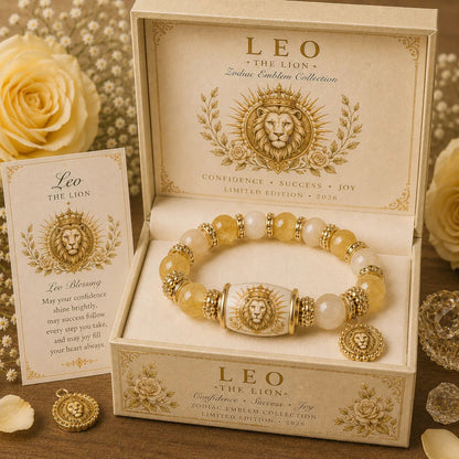 💫 12 Zodiac Bracelet – Natural Chalcedony, Your Sign, Your Energy