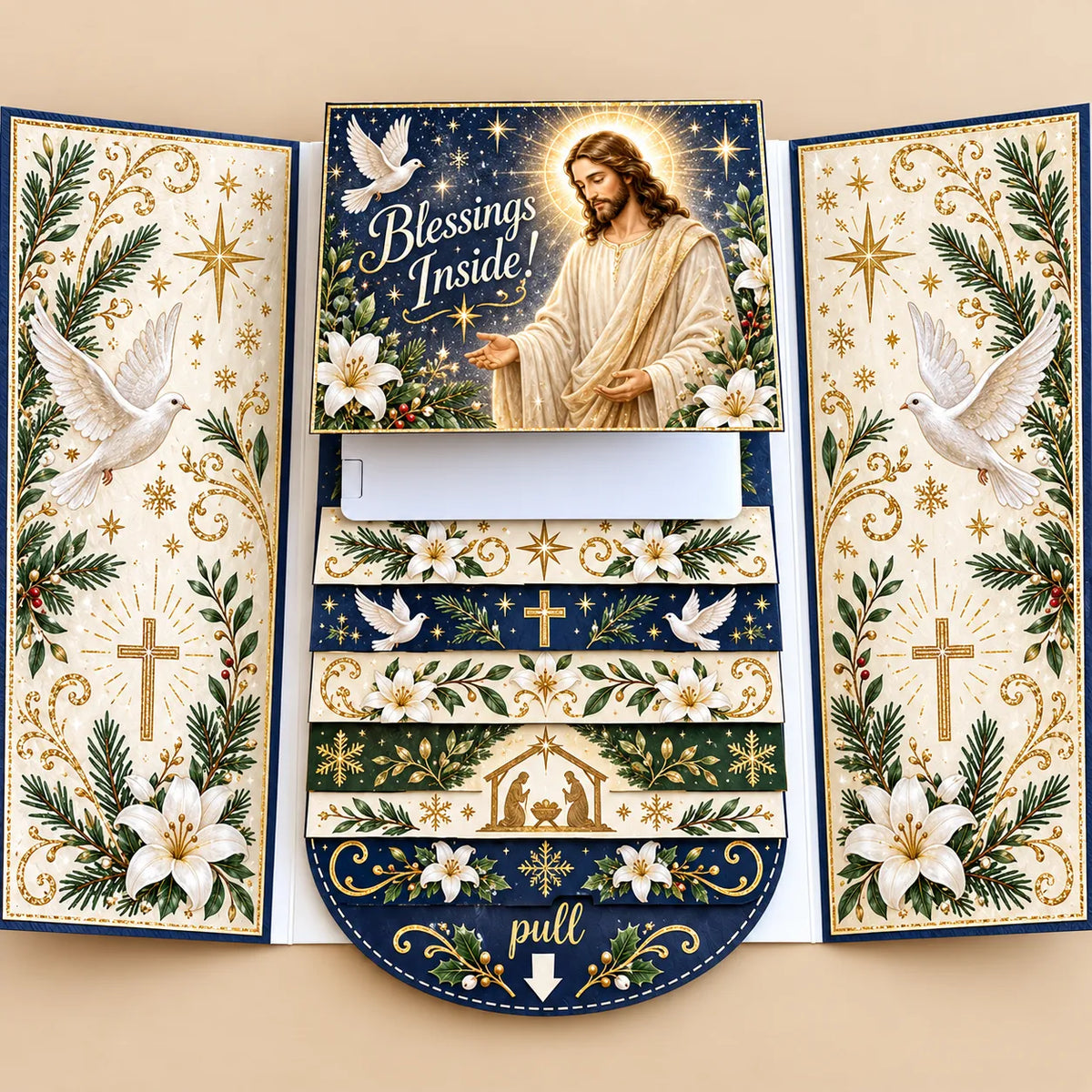⏰LAST DAY 50% OFF - 2026 New 🎅💳 Waterfall Christmas Gift Card Booklet ✨