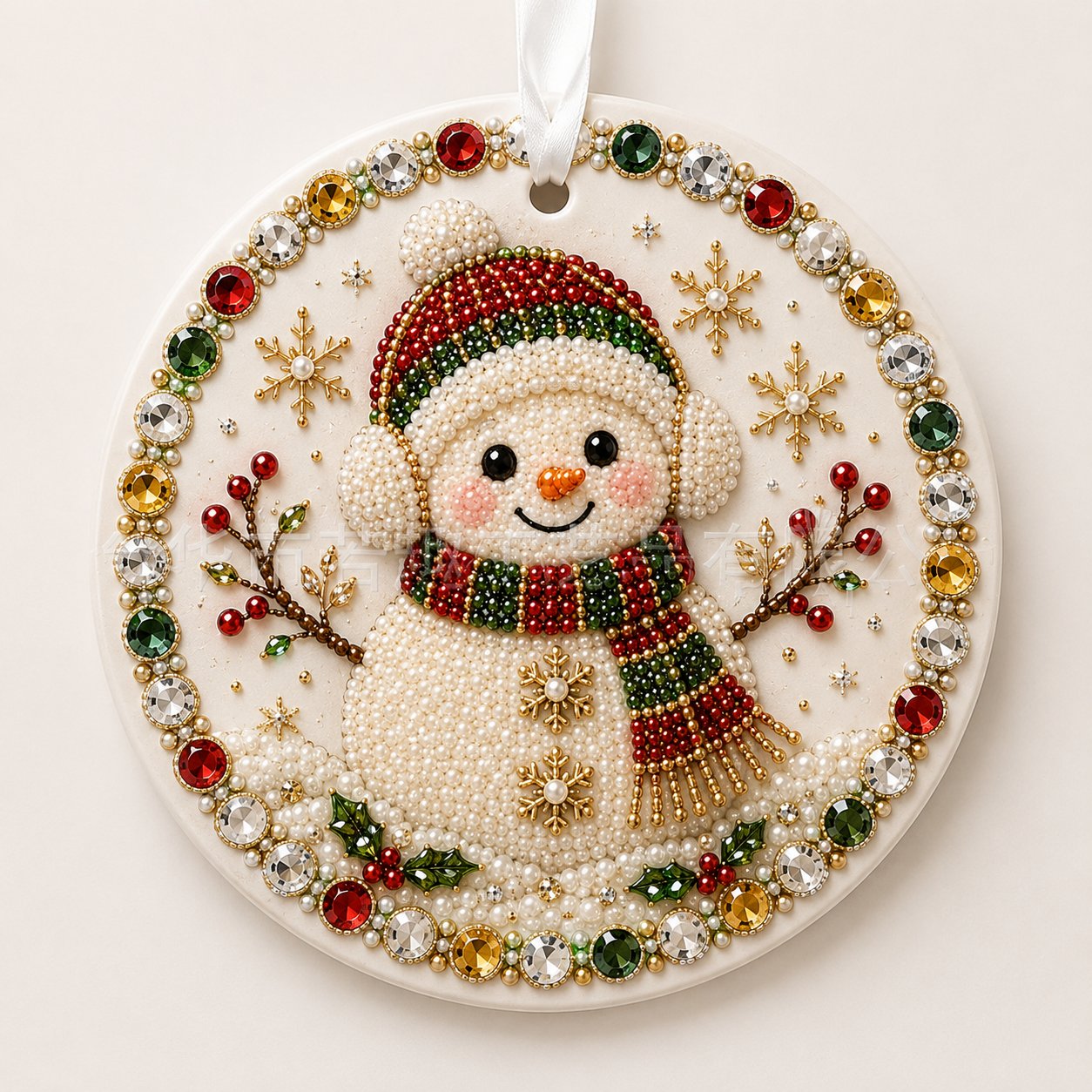 🔥Last Day 50% OFF-🌲✨ DIY Pearl & Gem Christmas Ornament Collection