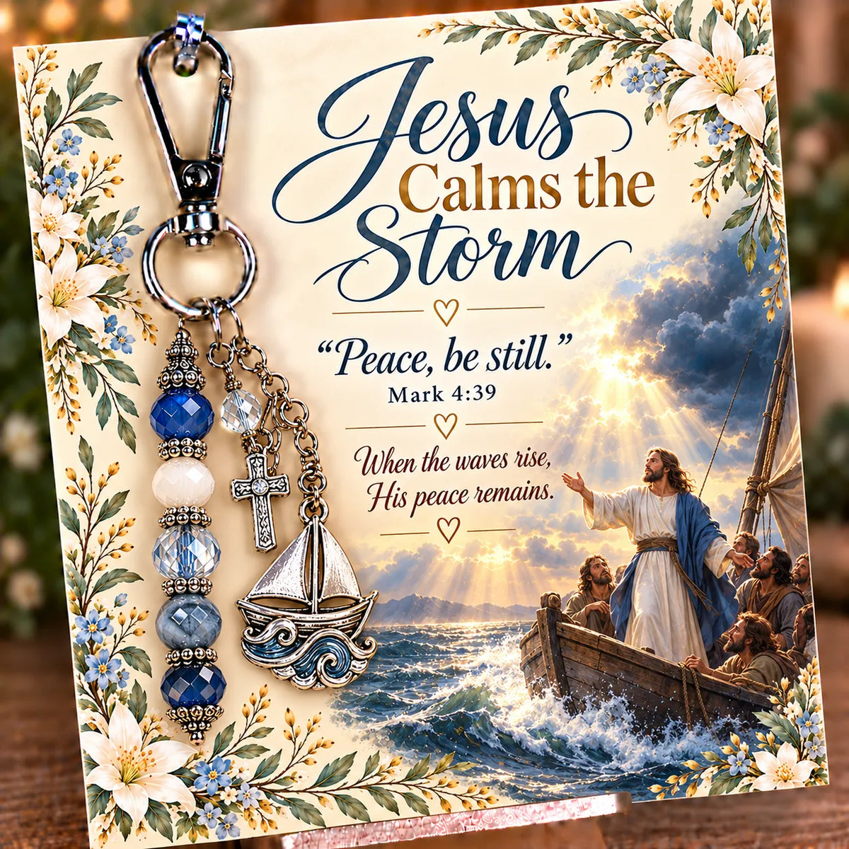 ✝️ Carry Your Faith With You - Christian Scripture & Prayer Keepsake Keychain