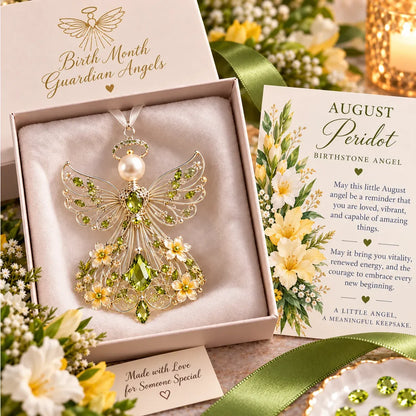 ⏳ Last Day 50% OFF – 👼 Birth Month Guardian Angel | 12 Birthstone-Inspired Keepsakes for Meaningful Gifts ✨