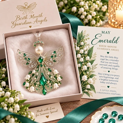 ⏳ Last Day 50% OFF – 👼 Birth Month Guardian Angel | 12 Birthstone-Inspired Keepsakes for Meaningful Gifts ✨