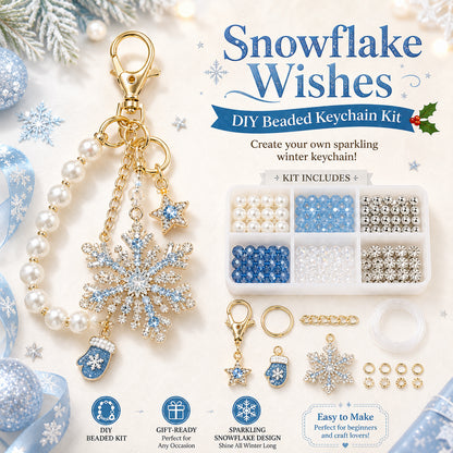 🔥🎄 Christmas Sparkle DIY Beaded Keychain Collection