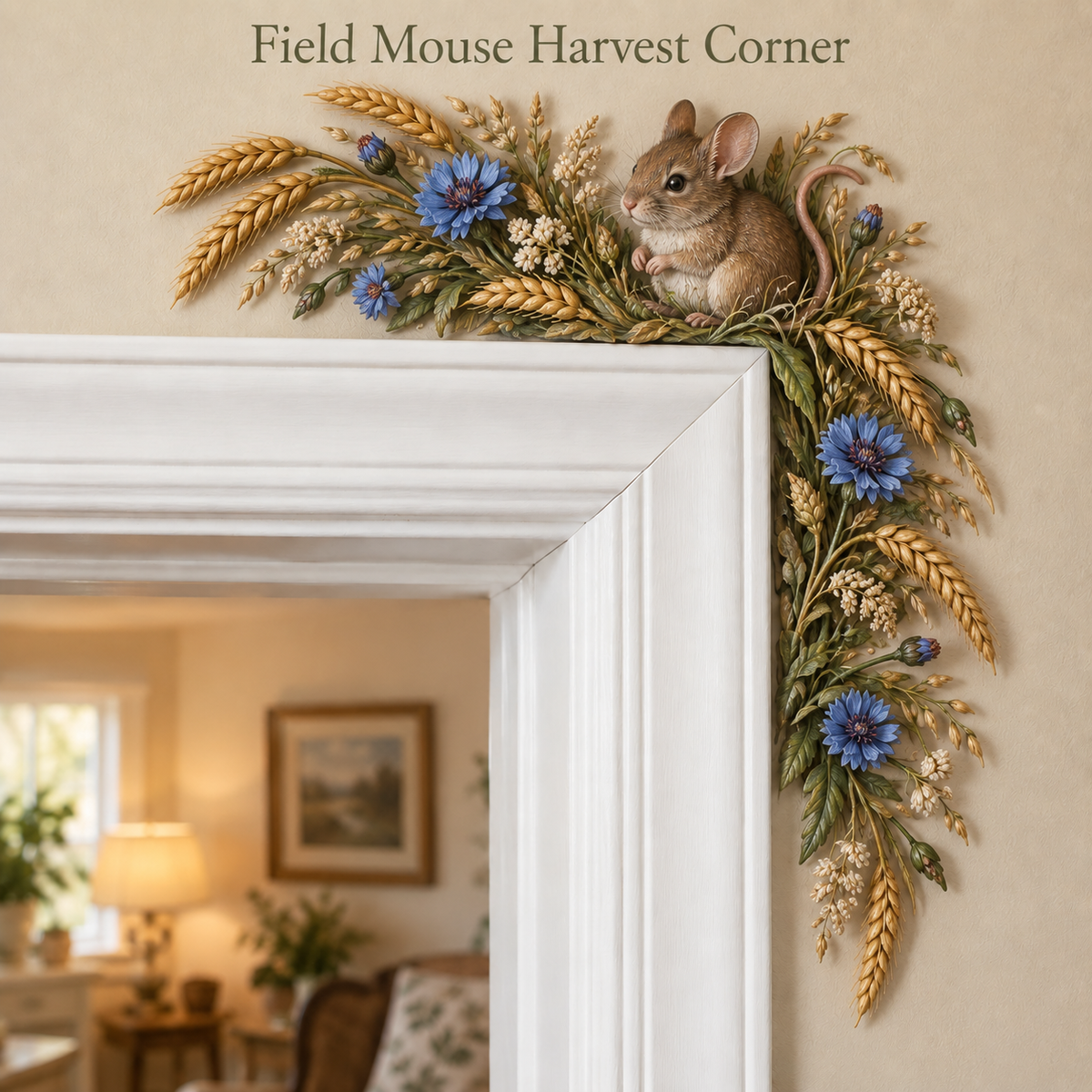 ⏰ LAST DAY SALE 50% OFF! 🐇🌿Whimsical Woodland Friends Door Corner Decor | Nature-Inspired Home Accents 🌿🚪