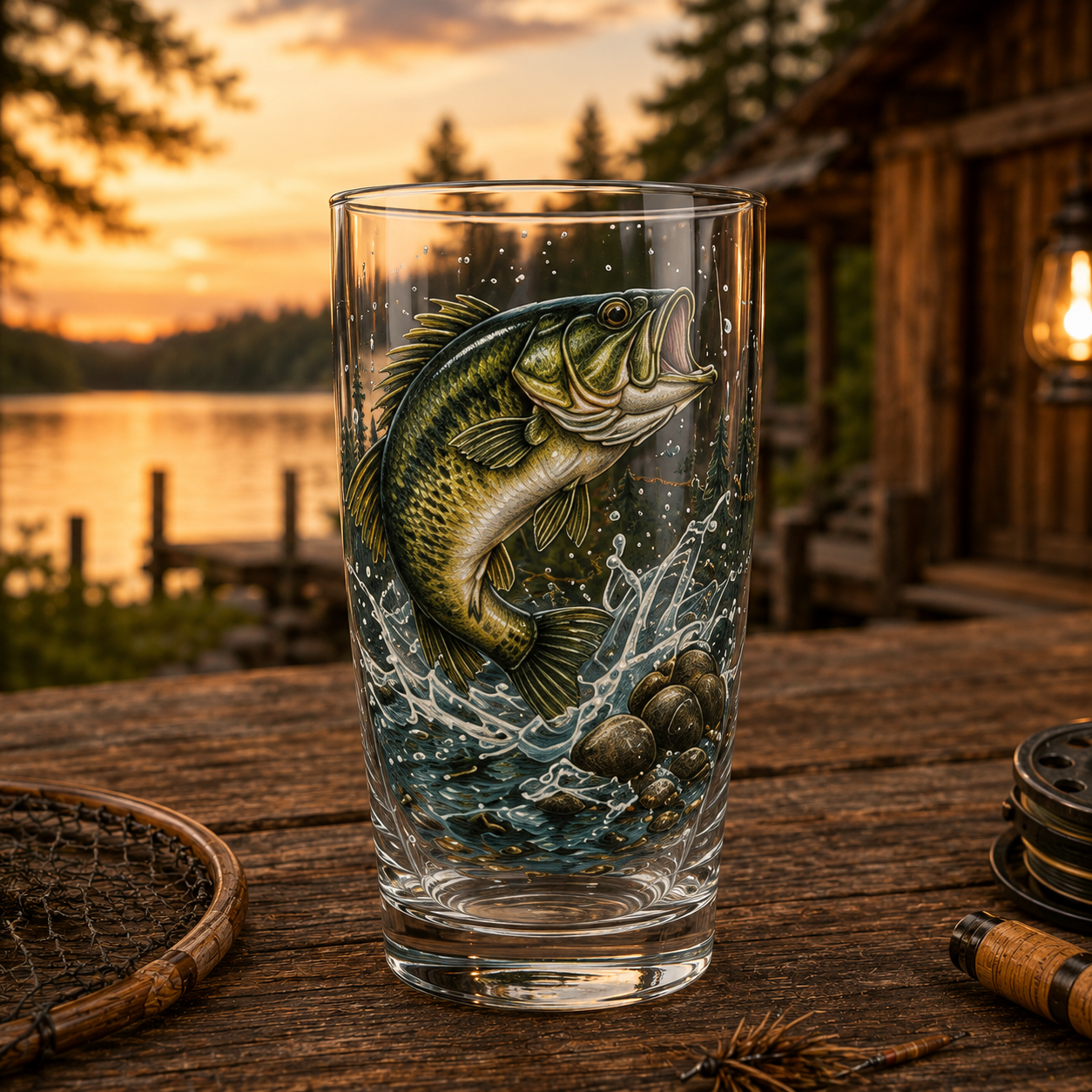 🎅🎅 2026 Christmas Gift 50% Off--✨🎣 The Last Cast Fishing Pint Glass Collection – 7 Unique Angler Designs