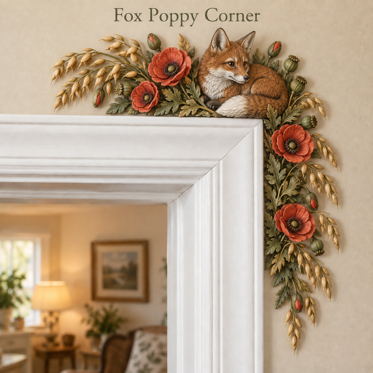 ⏰ LAST DAY SALE 50% OFF! 🐇🌿Whimsical Woodland Friends Door Corner Decor | Nature-Inspired Home Accents 🌿🚪
